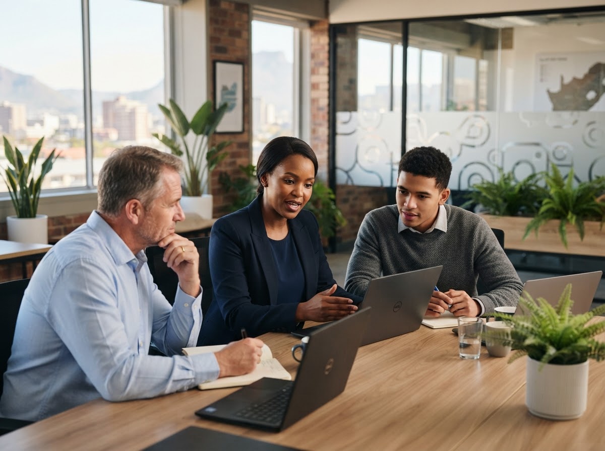 Apex AI Platform team reviewing data models used for risk-managed investment recommendations